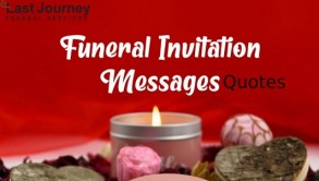 Death Ceremony Invitation Messages