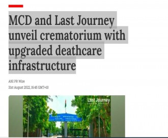 MCD and Last Journey unveil crematorium with upgraded deathcare infrastructure MCD and Last Journey unveil crematorium with upgraded deathcare infrastructure