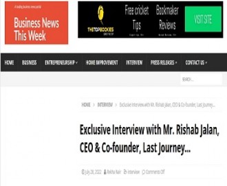 Exclusive Interview with Mr. Rishab Jalan, CEO & Co-founder, Last Journey Exclusive Interview with Mr. Rishab Jalan, CEO & Co-founder, Last Journey