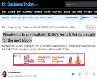Phoolwalas to cakewallahs': Delhi's Ferns N Petals is ready for the next bloom Phoolwalas to cakewallahs': Delhi's Ferns N Petals is ready for the next bloom
