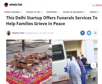 This Delhi Startup Offers Funerals Services To Help Families Grieve In Peace This Delhi Startup Offers Funerals Services To Help Families Grieve In Peace