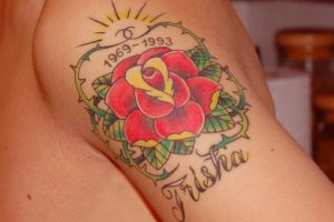 Rose Memorial Tattoo